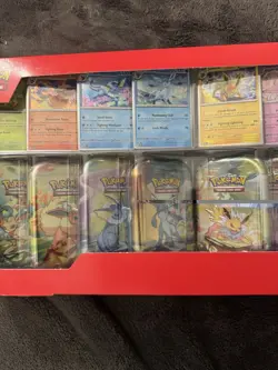 Pokemon TCG Prismatic Evolution 8-Pack Mini Tins BRAND NEW SEALED Costco Promo - Image 4