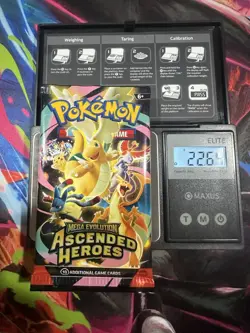 22.64! VERY HEAVY -Pokemon Ascended Heroes Booster Pack -Possible GODU - Image 1