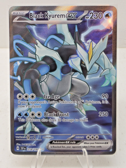 Pokemon Sv08: Surging Sparks Holo Ultra Rare Full Art Black Kyurem EX 218/191 - Image 1