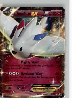 TOGEKISS EX 83/122 HOLO RARE EX BREAKPOINT POKEMON LP - Image 1