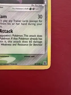 Crobat 2/113 Reverse Holo Rare Delta Species Pokemon Card MP No Creases - Image 4
