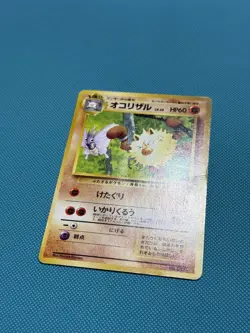 (DMG) Primeape Southern Island Regular (Japanese) Pokemon Vintage Promo - Image 2