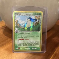 Pokemon Snorlax EX Delta Species Holo Rare 80 HP Trading Card 10/101 - Image 1