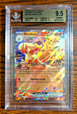 Blaziken EX Double Rare #024 - BGS GEM MINT 9.5 - Journey Together - Pokemon TCG - Image 1