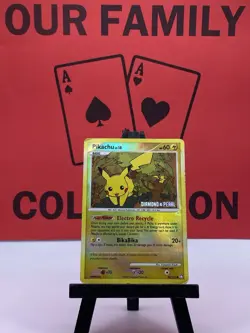 Pikachu 94/123 Diamond & Pearl Stamped Reverse Holo Pokemon TCG 2007 MP - Image 1