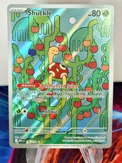 Pokemon TCG Shuckle 136/132 Holo Ultra Rare Mega Evolutions Pack Fresh Near Mint - Image 1