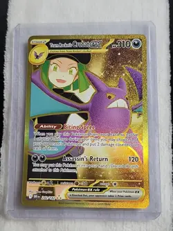 Pokemon Team Rocket’s Crobat ex 242/182 Ultra Rare Gold NM Destined Rivals EN - Image 1