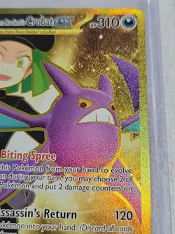 Pokemon Team Rocket’s Crobat ex 242/182 Ultra Rare Gold NM Destined Rivals EN - Image 5