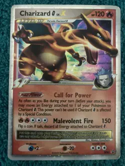Pokemon Charizard G Lv. X DP45 Black Star Promo MP - Image 1