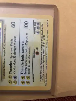 Pokemon Zapdos Base Set Holo Rare Card 16/102 - Image 5