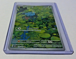 Pokemon TCG Bulbasaur 166/165 Scarlet & Violet 151 Illustration Rare Full Art - Image 2