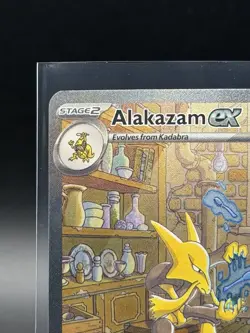 Pokemon Scarlet&Violet 151 Alakazam Ex 201/165 Special Illustration Rare - Image 2