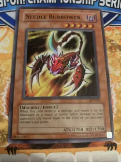 Yugioh Needle Burrower AST-020 LP - Image 1