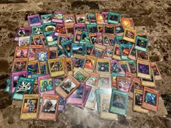104+ Vintage 1996 YUGIOH Card Lot - Image 1