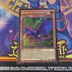 Yu-Gi-Oh! C-Crush Wyvern #LCKC-EN021 Secret Rare (NM) - Image 1