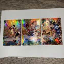 Monkey D Luffy OP13-118 SEC Carrying On His Will Secret Holo W Bonus Cards - Image 3