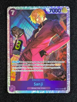 2024 One Piece SANJI #OP09-065 Emperors in the New World SR | English - Image 1