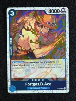 2024 One Piece PORTGAS D. ACE #P-074 Premium Coll Best Selection Vol.3 ENG - Image 1