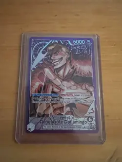 DONQUIXOTE DOFLAMINGO One Piece The Azure Sea's Seven Leader Alt Art #OP14-060 - Image 1