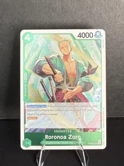One Piece Roronoa Zoro Foil Rare PRB02-006 - Image 1