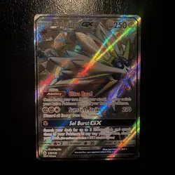 Pokemon Solgaleo GX 143/149 SM Base Set Ultra Rare Full Art Holo Card NM! - Image 1