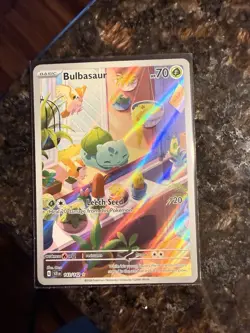 Pokemon TCG Bulbasaur Card 143/142 Stellar Crown Illustration, NM - Image 1
