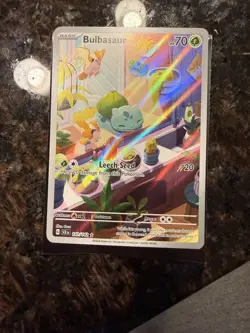 Pokemon TCG Bulbasaur Card 143/142 Stellar Crown Illustration, NM - Image 2