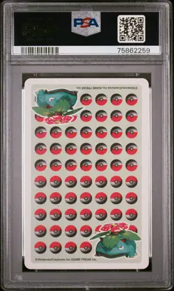 1998 POKEMON STADIUM GREEN VERSION PLAYING CARDS BUTTERFREE PSA 10 - Image 2