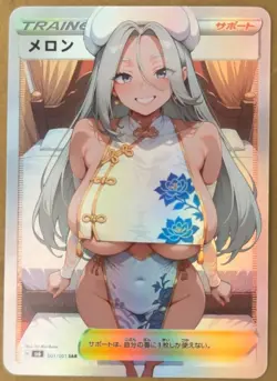 Full Art Goddess Story Pokemon Waifu Trading Card Holofoil - Image 1