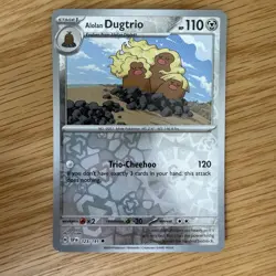 Alolan Dugtrio Holo 123/191 – SSP EN – Trio-Cheehoo – Near Mint Pokemon Card - Image 1