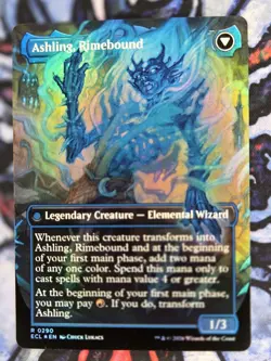 Ashling, Rekindled / Ashling Rimebound | Lorwyn Eclipsed | 290 Foil Borderless - Image 3