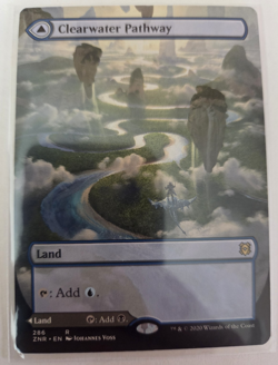 MTG, Clearwater Pathway (Borderless) Zendikar Rising Regular NM - Image 1