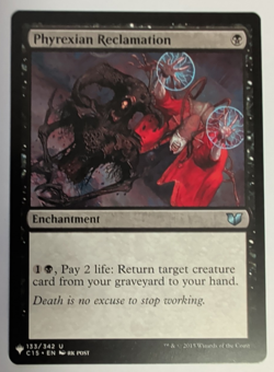 {1x} ~ Phyrexian Reclamation ~ NM MTG #133 Commander 2015 C15 **Startropic** - Image 1