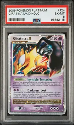 Pokemon 2009 Platinum Giratina LV.X Holo Rare PSA 6 - Image 1