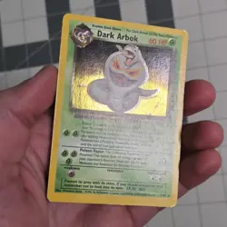 Dark Arbok Holo Shift Error Misprint Team Rocket Pokemon Card 2/82 - Image 5