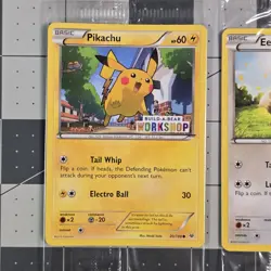 Pokemon Sealed Build A Bear Promo Eevee And Pikachu 63/98 20/108 Cards - Image 2