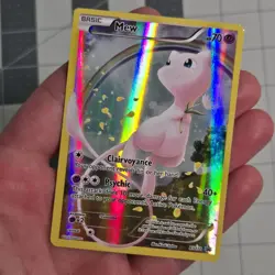 Pokemon TCG Mew Black Star Promos XY110 Holo Card LP Condition - Image 1