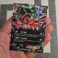 Yveltal EX Square Cut Miscut Error Pokemon Card Promo XY08 - Image 1