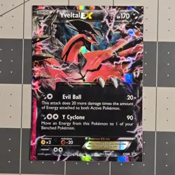 Yveltal EX Square Cut Miscut Error Pokemon Card Promo XY08 - Image 5