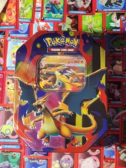 Pokemon TCG Mega Charizard EX tin - Image 1