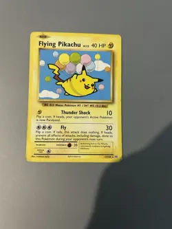 Pokemon Flying Pikachu Secret Rare 40 HP Evolutions 110/108 English - Image 1