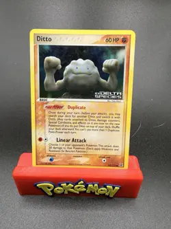 Ditto (Geodude) 62/113 Delta Species Reverse Holo Rare Pokemon TCG Nintendo LP - Image 1