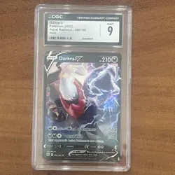 Pokemon TCG CGC MINT 9 Darkrai V Astral Radiance 098/189 Holo Card - Image 1
