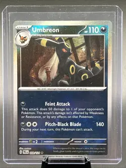 Pokemon TCG Umbreon Prismatic Evolutions Master Ball Reverse Holo 059/131 - Image 1
