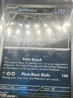 Pokemon TCG Umbreon Prismatic Evolutions Master Ball Reverse Holo 059/131 - Image 3