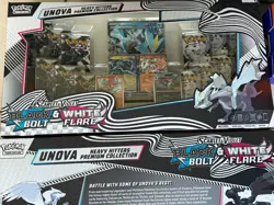 SEALED Pokemon TCG Unova Heavy Hitters Premium Black Bolt & White Flare Box - Image 2
