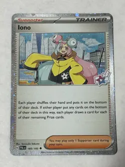 2023 Pokemon SV Paldea Evolved Iono Promos Reverse Holo #185/193 - Image 1