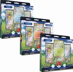 Pokemon GO Pin Collection Set of 3 Charmander Squirtle Bulbasaur Factory SEALED - Image 1