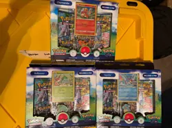 Pokemon GO Pin Collection Set of 3 Charmander Squirtle Bulbasaur Factory SEALED - Image 2