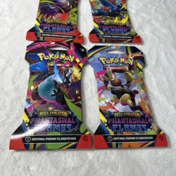 4X POKEMON MEGA EVOLUTION PHANTASMAL FLAMES SLEEVED BOOSTER PACKS FULL ART SET4 - Image 2